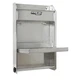 Extreme Max 5001.6053 Junior Aluminum Work Station Storage Cabinet Flip-Out W...