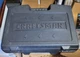 Vintage Sears Craftsman Black Plastic Portable Drill Case 17-1/2" wide x 13-1/4"