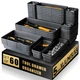 [60 PCS Upgraded] FLYVOLE Tool Box Organizer Tray, Toolbox Desk Drawer Organizer