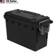 Sheffield 12629 Stackable .30 Cal Ammo Field Box Lockable Black 1-Pack FROM USA 