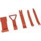 Lisle 69940 Trim Removal Set, Five Piece, Glass Reinforced Nylon, Neon Orange