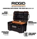 Ridgid Pro Gear System Gen 2.0 Durable 22 In. Modular Tool Box Storage 