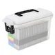 Sheffield 12635 Ammo Storage Box, Stackable .30 Cal Standard Single, Frost 