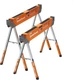 Bora Portamate Speedhorse XT Sawhorse Pair 30-36" Height Adjustable, Metal Top