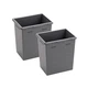 DECKED Deep Stash Bins 5.8L Gray Set of 2 for Drawer System A0085-DSBN-GRY