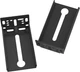 5-Pack LONTAN Black Rear Mounting Brackets for Drawer Slide Mounting B4502BK