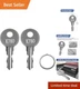 Eco-Friendly Metal Replacement Keys for Weather Guard Toolbox K780 - 2 Keys