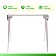 Stanley 29 in. Folding Metal Sawhorse