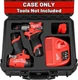 Milwaukee M12 Drill & Impact Driver Hard Case Waterproof Tool Box Only Case