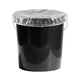 Plastic Bucket Lid, 5 Gallon Size, Disposable Can Covers, 50 Pack transparent 