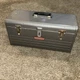 Vintage Sears Craftsman USA 6512 Metal Tool Box Crown Mechanics 20" x 8&rdquo;