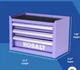 Kobalt Mini-Base 3-Drawer - Purple - Steel Toolbox Box. Sold Out Everywhere