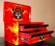 US GENERAL MINI  TOOLBOX - TWO DRAWERS - FIREMAN FLAMES
