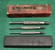 3 piece LS Starrett Small Hole Gage 829A 829B 829C  W/ original box Machinist