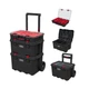 Keter Stack-n-Roll Modular Tools Organizer for Garage Storage and DIY, 3 Piec...