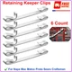 6 Pack 2" Tool Box Drawer Slide Retaining Keeper Clips for Napa Mac Matco Proto