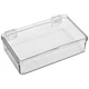 FLAMBEAU 5200CL Storage Box,Snap Clip,Clear,1 1/16 in 39RW30