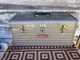 Vintage Sears Craftsman 6512 Metal 20&rdquo; Tool Box w/ Removeable Red Tray USA Crown
