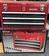 Sears Craftsman USA Nos 3 Drawer Portable Tool Chest Box Bright Red Minty 65337