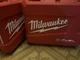 2 Milwaukee M18 FUEL 2904-22 Tool Box Red Black Plastic Lockable Handle Tray