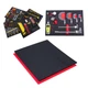 5S TOOL BOX SHADOW FOAM ORGANIZERS (2 COLOR) CUSTOM SIZE (18" x 36", Black To...