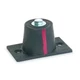 Mason Industries 4C877A Floor Mount Vibration Isolator, Neoprene - NOS