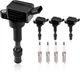 4x UF816 Ignition Coil & Spark Plug Pack For 16-21 Hyundai Sonata Kona KIA Soul