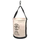 Klein Tools 5109S Canvas Bucket, Straight Wall Tool Bucket Swivel with Swivel
