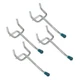 Everbilt 2 in Zinc Plated Steel Straight Peg Hooks Pegboards 01155 Pack of 12