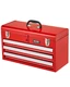 VEVOR Tool Box 20.5-inch Portable Metal Tool Box 3 Drawers Tool Organizer Red VEVOR Tool Box 20.5-inch Portable Metal Tool Box 3 Drawers Tool Organizer Red