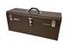 Homak 24-Inch Industrial Steel Toolbox, Brown Wrinkle Powder Coat, BW00200240