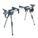 POWERTEC Deluxe Rolling Miter Saw Stand with Trays MT4008N