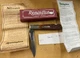 2000 Remington R1630 Navigator USA Bullet Barlow Folding Lockback box Knife 3.75