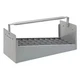 Westward 35Xr76 Westward Nipple Caddy, Steel, Gray, 18 In W X 8 In D X 6-1/2 In