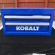 KOBALT Mini Toolbox BLUE - 25th Anniversary Special Box Man Cave Storage NWOT