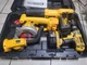 DeWalt 5 Piece Tool Set 18v DW4Kit Trim Saw Drill Reciprocating Light Charger 
