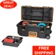 RIDGID 28 In. Portable Mobile Durable Job Box Organizer 100 lbs Job Site Repair