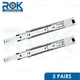 5 Pairs Accuride 6" Steel Ball Bearing Full Extension Drawer Slide 100 Lbs Cap 5 Pairs Accuride 6" Steel Ball Bearing Full Extension Drawer Slide 100 Lbs Cap