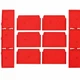 Milwaukee Packout Drawer Divider Kit For 3 Drawer Tool Box 48-22-8473 RED