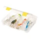 PLANO MOLDING 2370500 Compartment Box,ProLatch,Clear,2 in 437T91