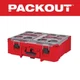 MILWAUKEE PACKOUT 20 In. Deep Small Parts Organizer with 6 Compartments and Quic