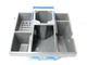 AKRO-MILS DRILL MATE 08-270 Tool Caddy Storage Organizer Drawers & 10 Bit Holder