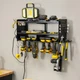Permasteel 24.6&Prime; 6-Bay Heavy Duty Wall Mounted Power Tool Organizer