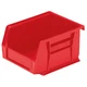 Akro-Mils 30210RED 5.375"x4.125"x3" Plastic Storage Bin Red