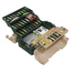Plano Hip Roof Box 6-Tray Box - Green/Sand