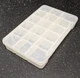 Akro-Mils 05905 Adjustable 18 Compartment Storage Case Clear Plastic Jewelry