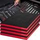 ONREVA Tool Box Foam, 4Pack 16x12x1 inch, Foam inches, Red with Black 