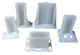 Drawer/Cabinet Slide 3/8" Track Width x 7/8" Height x 3" Length, White 