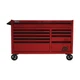 Homak RD04054014 RS Pro 54&rdquo; 10-Drawer Roller Cabinet w/ ss top- Red New