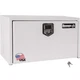 Buyers Product 18x18x36" White Steel Underbody Truck Box w/ Paddle Latch